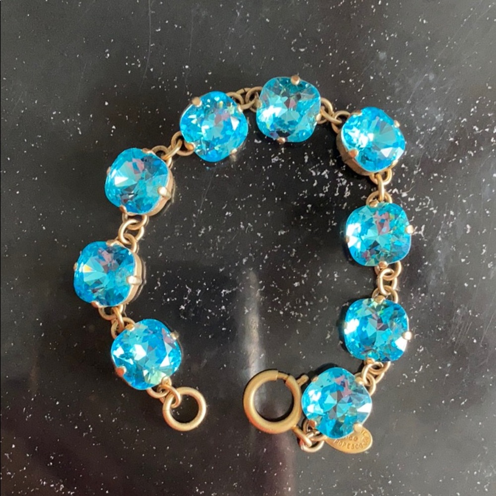 LaVie Swarovski Crystal Teal Bracelet.